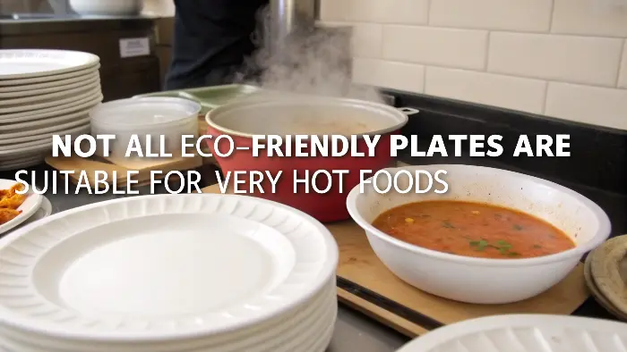 Different types of eco-plates, some looking flimsy