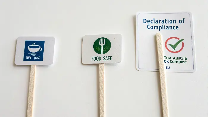 Various eco-friendly certification logos