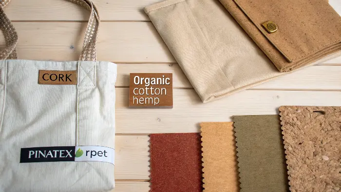 eco friendly bag made of cork material