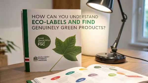 Official Eco-Labels A collection of different official eco-labels on product packaging